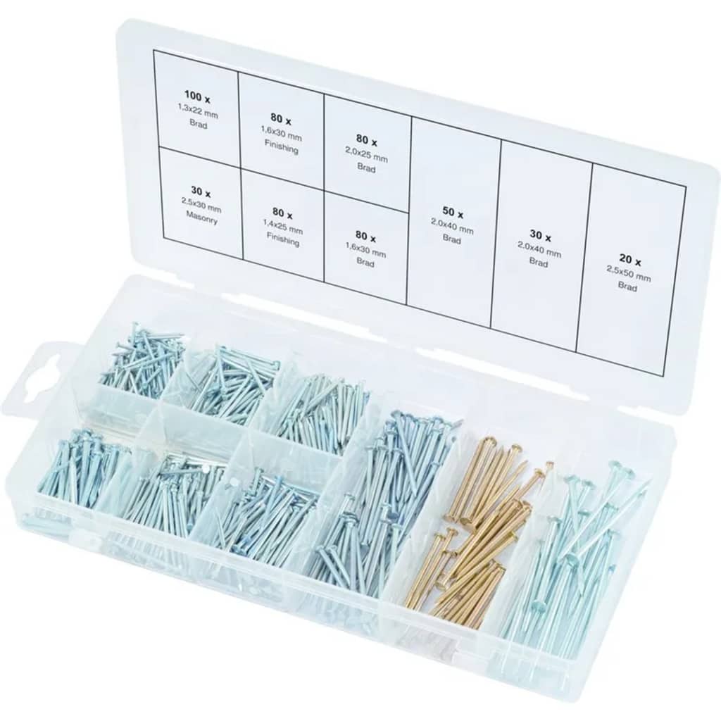 424939 KS Tools 550 Piece Nails Assortment