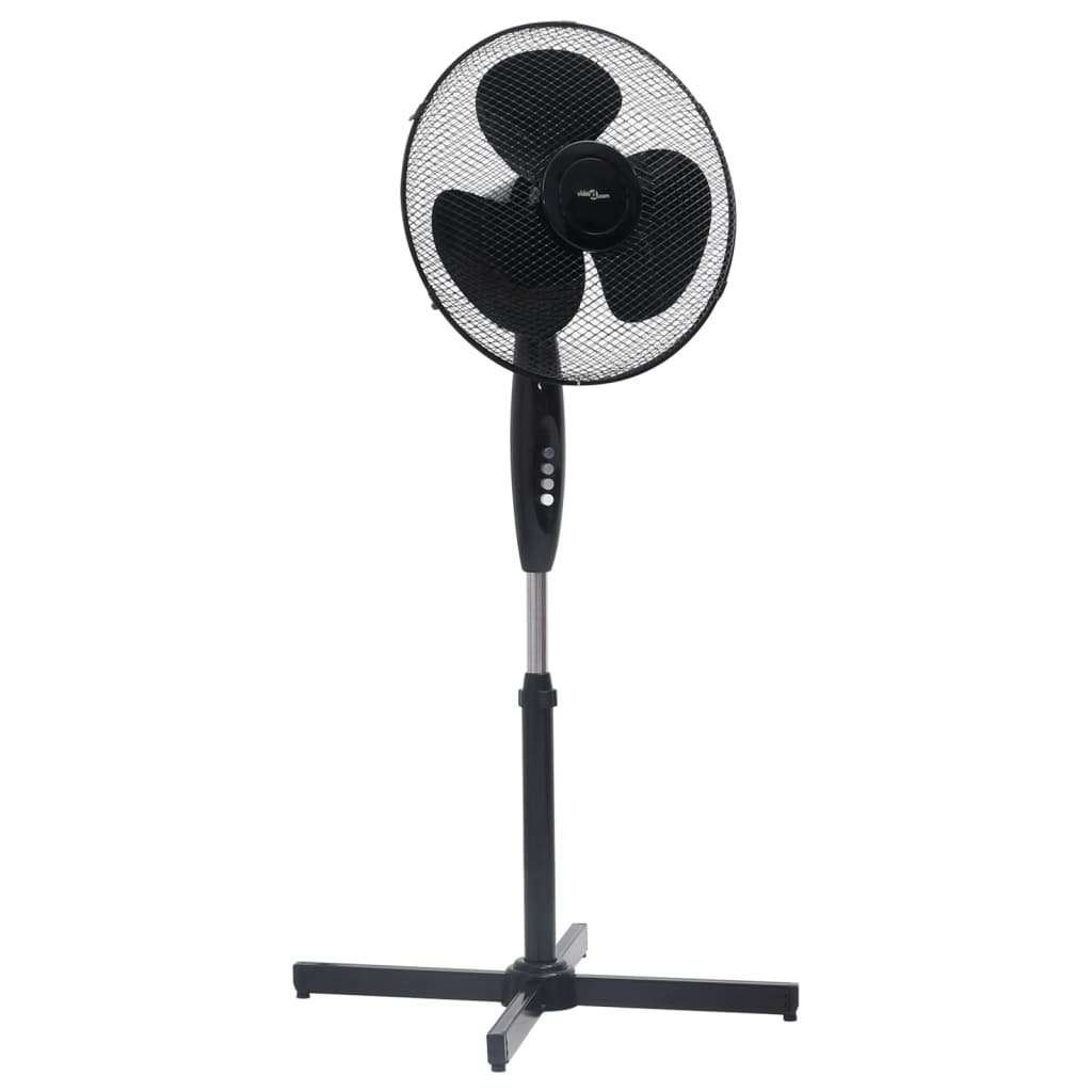 vidaXL fekete álló ventilátor Φ40 cm 120 cm